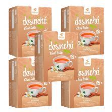 Kit 5X Desinch� Chai Latte - 10 Sach�s Baunilha - Desinch�