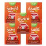 Kit 5X Desincha Moro - 10 Sach�s Laranja Moro e Hibisco - Desinch�