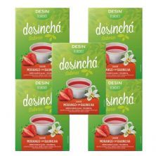 Kit 5X Desinch� Sabores - 10 Sach�s Morango com Baunilha - Desinch�