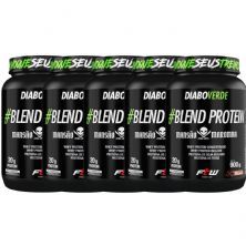 Kit 5X Diabo Verde Blend Protein Mans�o Maromba - 900g Chocolate - FTW