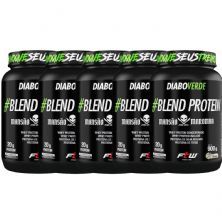 Kit 5X Diabo Verde Blend Protein Mans�o Maromba - 900g Cookies - FTW