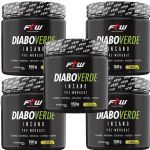 Kit 5X Diabo Verde Insano Pre - Workout - 150g Frutas Amarelas - FTW