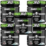 Kit 5X Diabo Verde Pre-Workout Mansao Maromba - 250g Black Ice - FTW