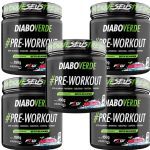 Kit 5X Diabo Verde Pre - Workout Nova F�rmula- 150g Cereja Ice - FTW