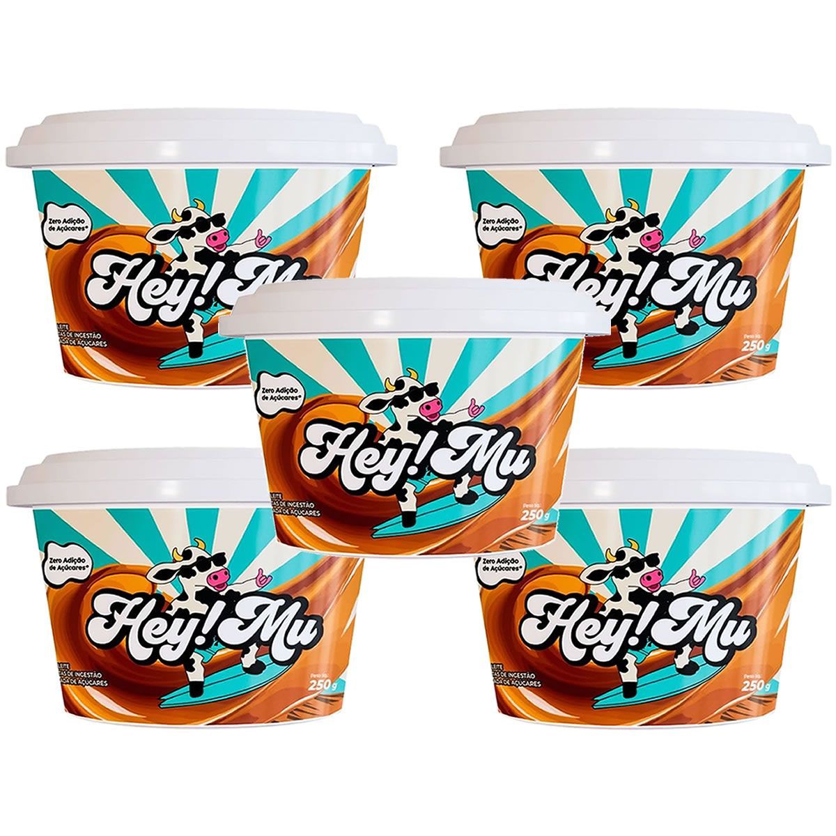 Kit 5X Doce de Leite - 250g - Hey! Mu