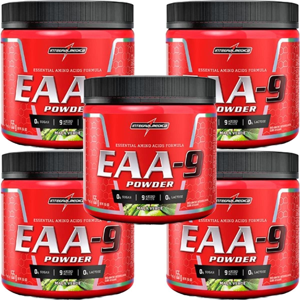 Kit 5X EAA-9 Power - 155g Ma�� Verde - IntegralM�dica