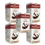 Kit 5X Endurance Caffeine Gel - 12 Sach�s 30g Mocha - Vitafor