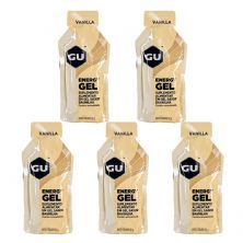 Kit 5X Energy Gel - 1 Sach� 32g Vanilla - GU