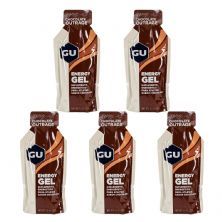 Kit 5X Energy Gel - Sabor Chocolate 1 sach�s 32g - GU
