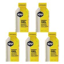 Kit 5X Energy Gel - Sabor Limonada 1 sach� 32g - GU