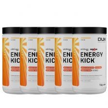 Kit 5X Energy Kick - 1000g Laranja - Dux Nutrition