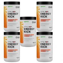 Kit 5X Energy Kick + Caffeine - 1000g  Lim�o - Dux Nutrition