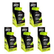 Kit 5X Energy Pro Gel Black - Caixa com 10 sach�s de 30g Abacaxi com Hortel� - Sudract Nutrition
