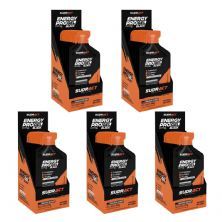 Kit 5X Energy Pro Gel Black - Caixa com 10 sach�s de 30g Caramelo Salgado - Sudract Nutrition