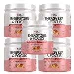 Kit 5X Energyzer & Focus - 450g Fruit Punch - True Source