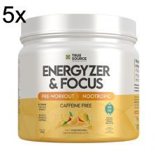 Kit 5X Energyzer & Focus - 450g Frutas Amarelas - True Source