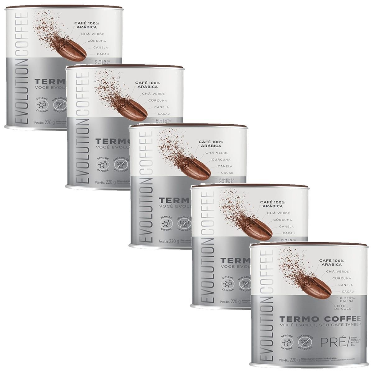 Kit 5X Evolution Coffee - 220g - Desinch�