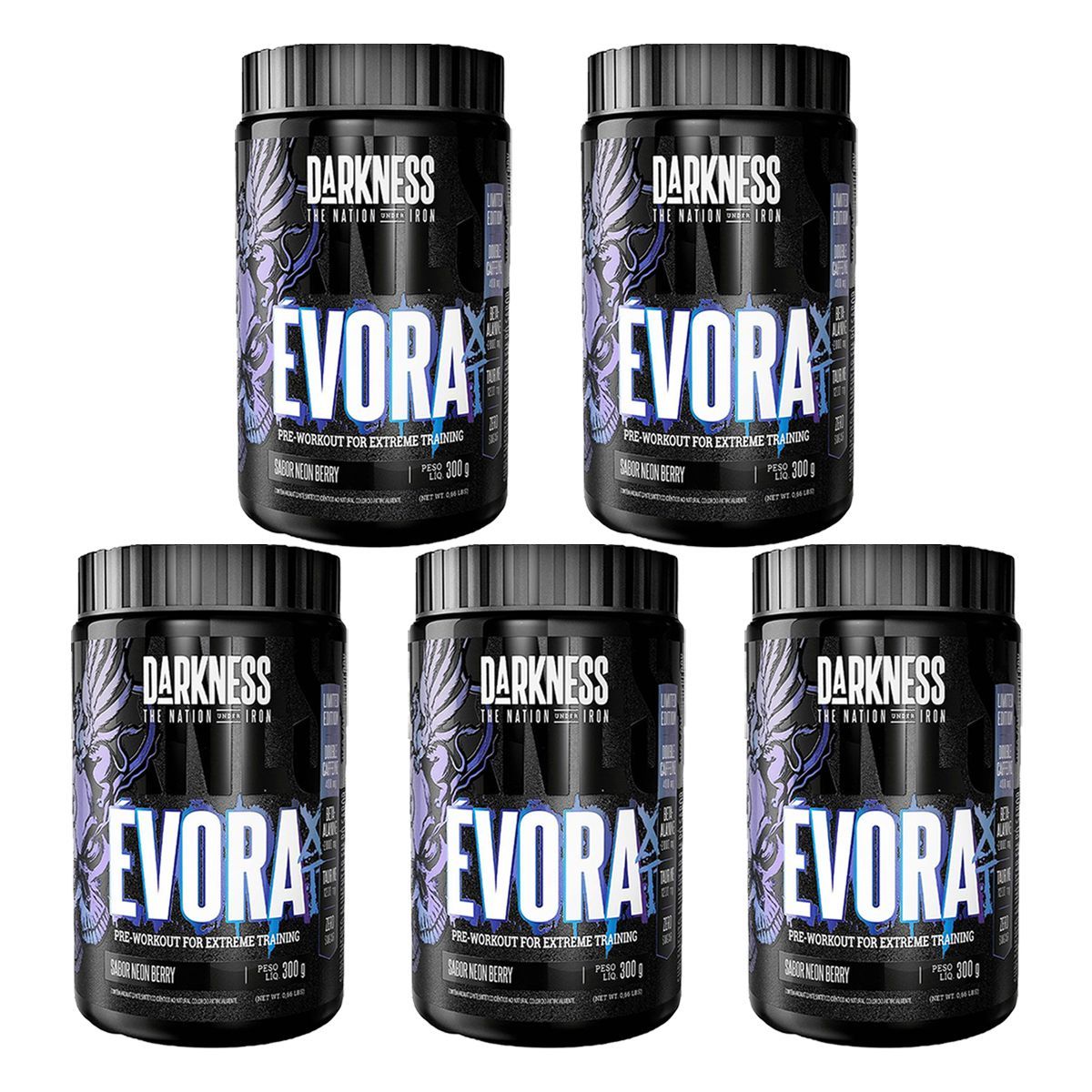 Kit 5X �vora XT - 300g Neon Berry - IntegralM�dica