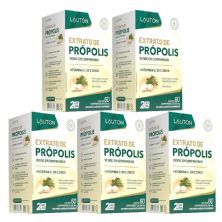Kit 5X Extrato de Pr�polis Verde Liofilizado - 60 C�psulas - Lauton Nutrition