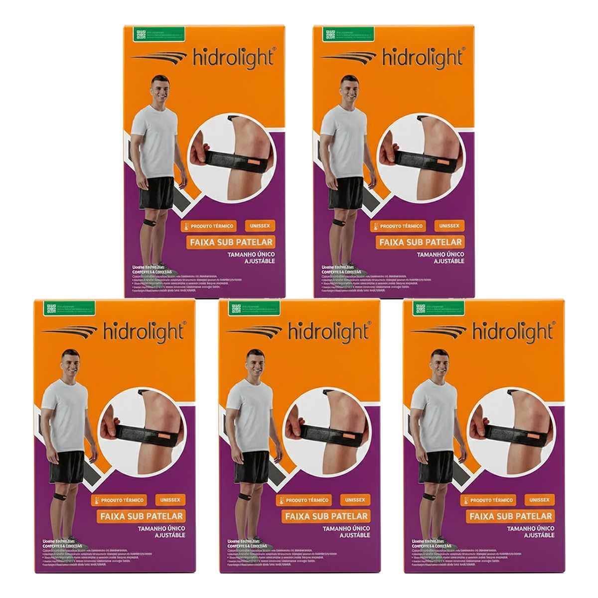Kit 5X Faixa Sub Patelar - Tamanho �nico - Hidrolight