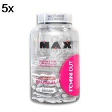 Kit 5X Femini Cut -  30 C�psulas - Max Titanium
