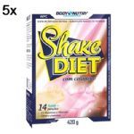 Kit 5X Feminy Shake Diet - 420g Morango - Body Nutry
