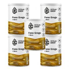 Kit 5X Feno Grego + Boro - 120 C�psulas - Ocean Drop