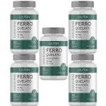 Kit 5X Ferro Quelato Bisglicinato - 60 Comprimidos - Lauton Nutrition