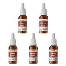 Kit 5X Ferro Ydrosolv - 30ml Framboesa - Yosen