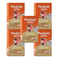 Kit 5X Flexigold Artri - 30 C�psulas - Herbamed