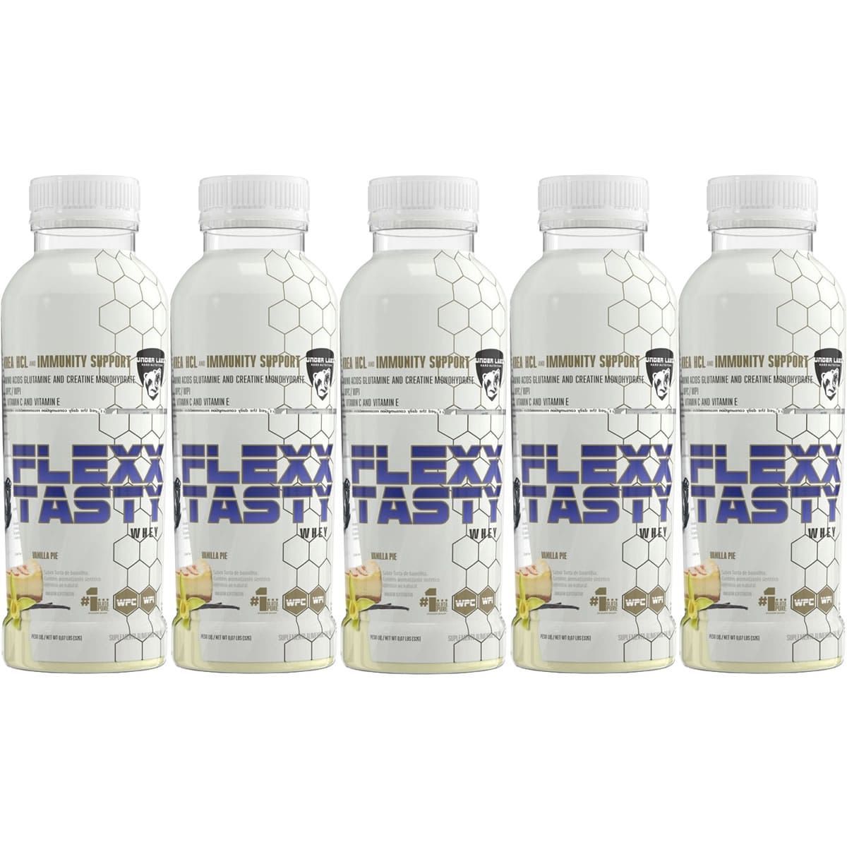 Kit 5X Flexx Tasty - 1 Unidade 32g Vanilla Pie - Under Labz