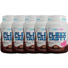 Kit 5X Flexx Tasty Whey 907g - Dark Swiss Chocolate - Under Labz