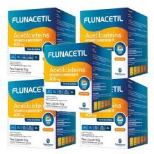 Kit 5X Flunacetil 600mg - 16 Sach�s 5g Laranja - Catarinense