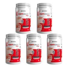 Kit 5X Fortivance Plus - 560g Vitamina de Frutas - NewNutrition