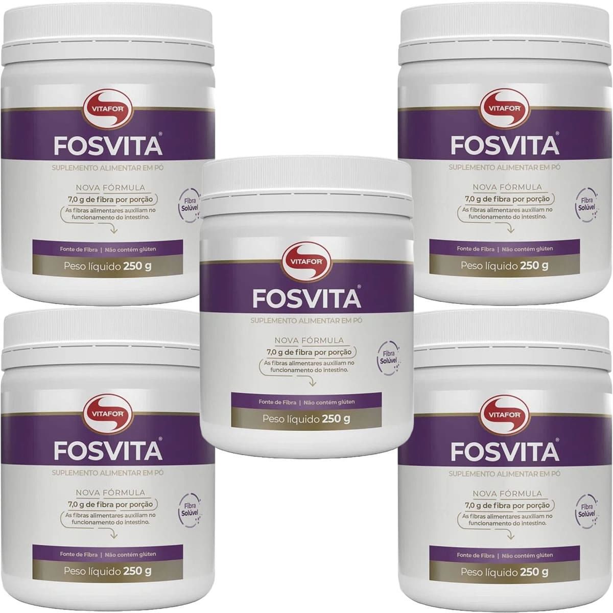 Kit 5X Fosvita - 250g - Vitafor