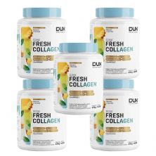 Kit 5X Fresh Collagen - 450g Abacaxi e Hortel� - Dux Nutrition