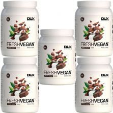 Kit 5X Fresh Vegan - 520g Cacau - Dux Nutrition