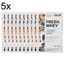 Kit 5X Fresh Whey - 10 Sach�s 31g Chocolate e Pasta de Amendoim - Dux Nutrition