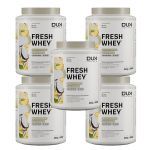 Kit 5X Fresh Whey - 450g Abacaxi e Coco - Dux Nutrition