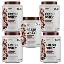 Kit 5X Fresh Whey - 450g Chocolate e Avel� - Dux Nutrition