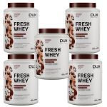 Kit 5X Fresh Whey - 450g Chocolate e Avel� - Dux Nutrition