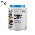 Kit 5X Fresh Whey - 450g Chocolate e Pasta de Amendoim - Dux Nutrition