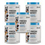 Kit 5X Fresh Whey - 450g Chocolate e Pasta de Amendoim - Dux Nutrition