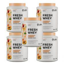 Kit 5X Fresh Whey - 450g  Vitamina de Frutas - Dux Nutrition