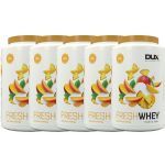 Kit 5X Fresh Whey - 900g  Abacaxi e Manga - Dux Nutrition