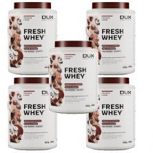 Kit 5X Fresh Whey - 900g Chocolate e Avel� - Dux Nutrition