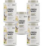 Kit 5X Fresh Whey - 900g Coco e Abacaxi - Dux Nutrition