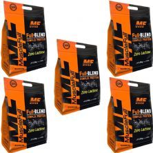 Kit 5X Full Blend Zero Lactose - 1800g Baunilha - Muscle Full