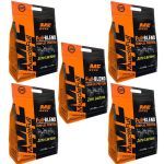 Kit 5X Full Blend Zero Lactose - 1800g Chocolate - Muscle Full