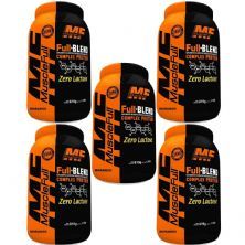 Kit 5X Full Blend Zero Lactose - 810g Morango - Muscle Full